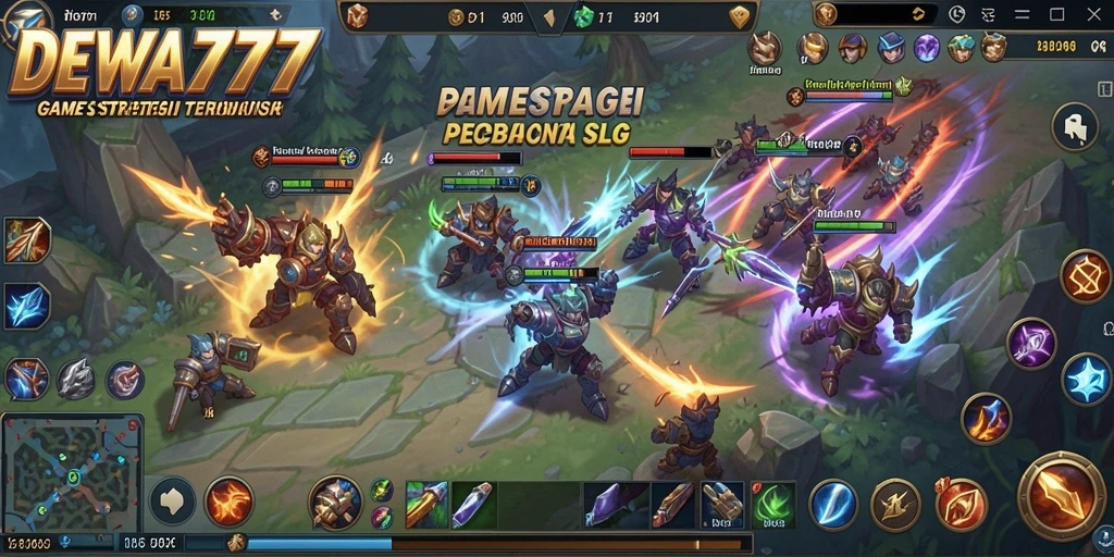 Tampilan gameplay menegangkan dalam DEWA777 dengan strategi seru.