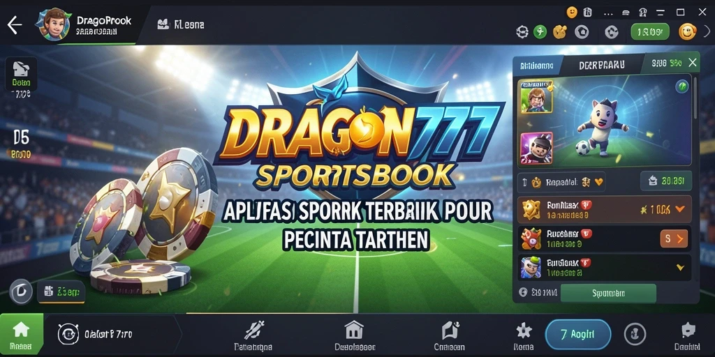 Screenshot dari gameplay menarik dalam aplikasi Sportsbook.