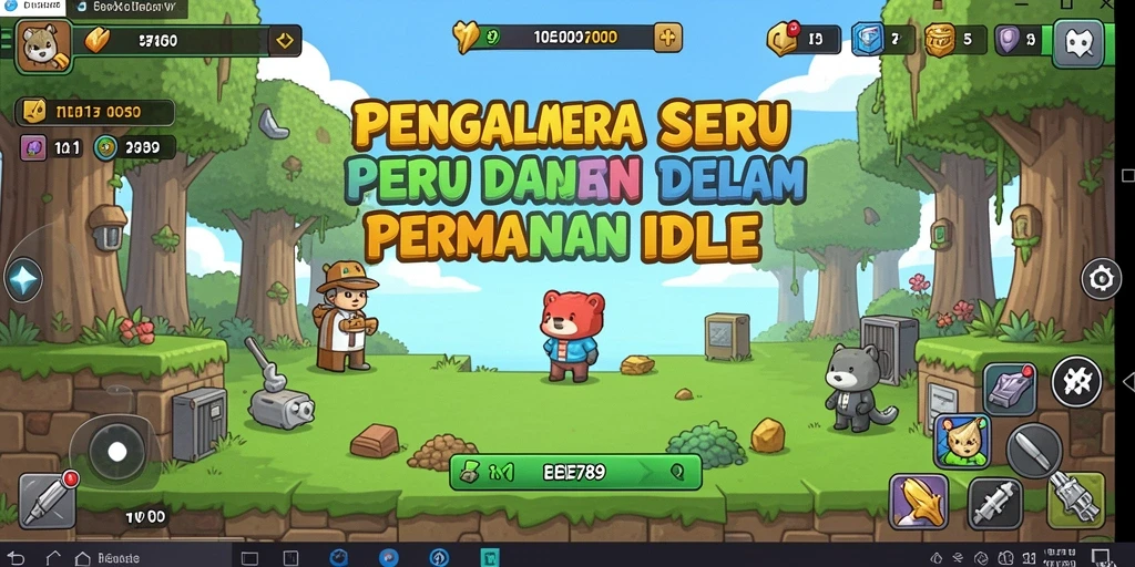 Screenshot utama EE789 yang menampilkan gameplay Idle yang menarik.