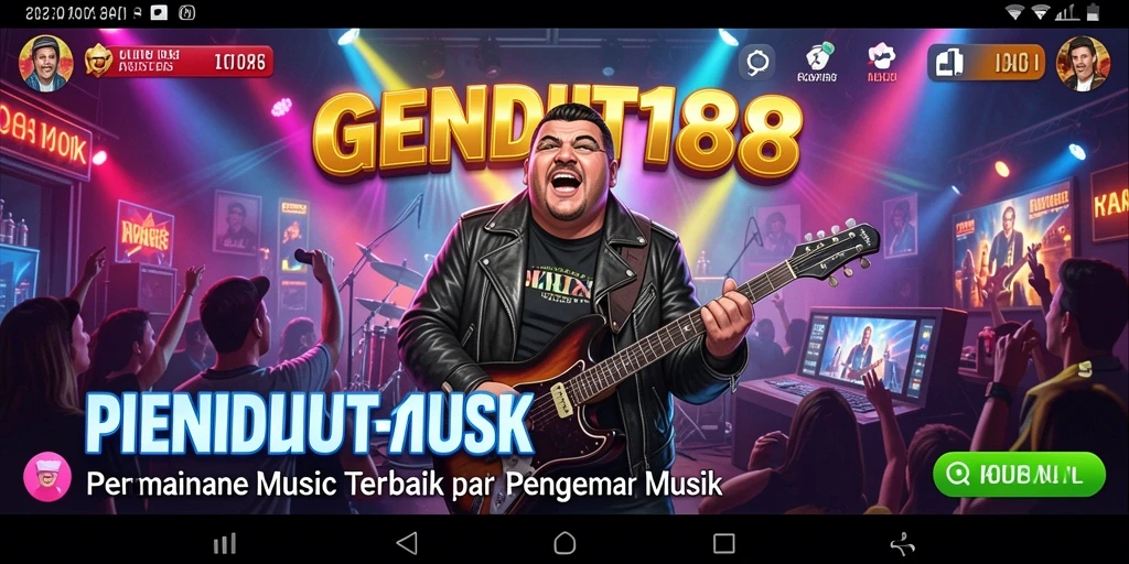 Tampilan gameplay <strong>GENDUT188</strong> yang menarik dan interaktif untuk pemain musik.