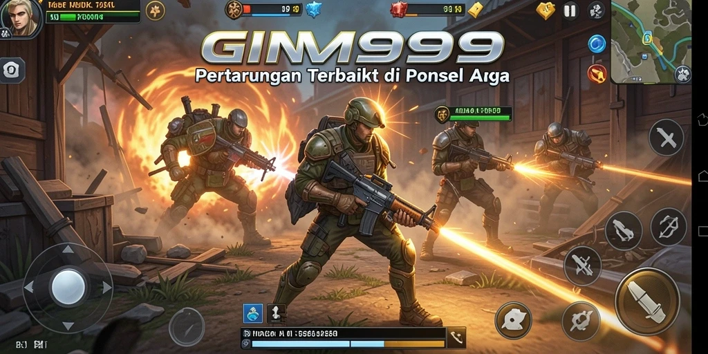 Gameplay GIM999 yang mendebarkan dengan pertarungan seru.