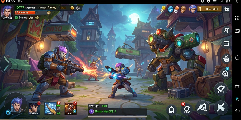 Tampilan gameplay menegangkan dalam IDA777 yang penuh strategi.