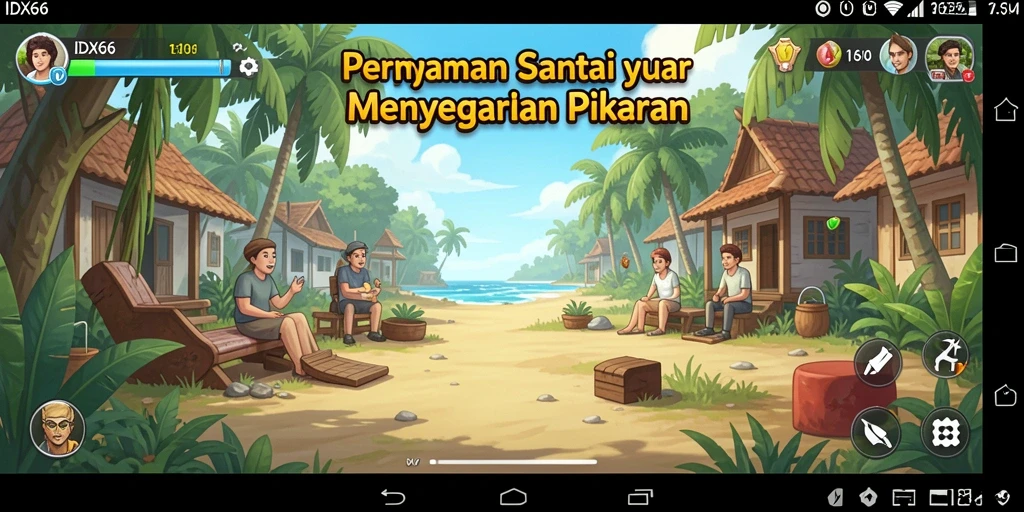 Tampilan gameplay IDX66 yang menarik dan penuh warna.