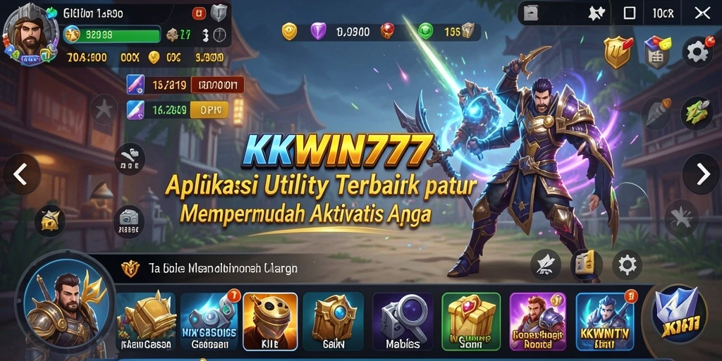 Tampilan antarmuka utama KKWIN777 yang ramah pengguna.