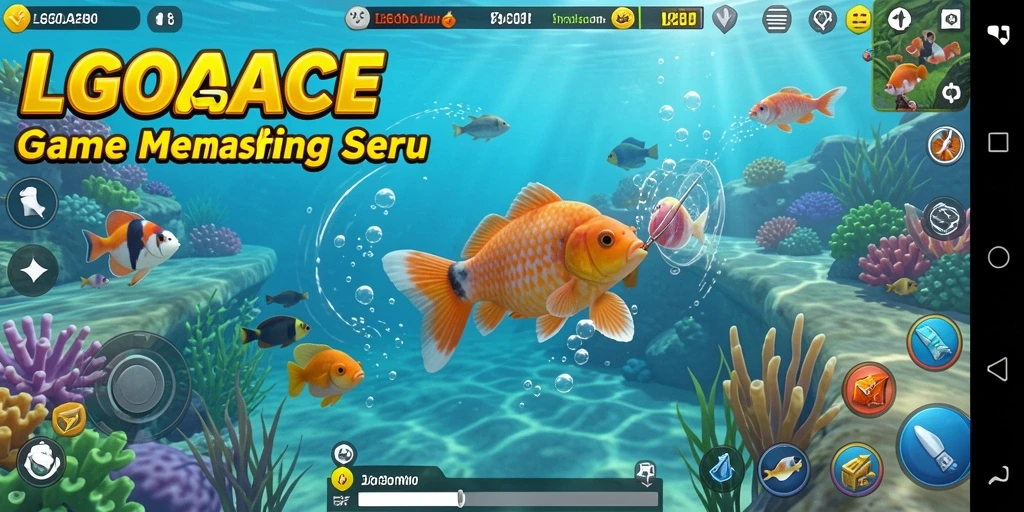 Tangkapan ikan yang luar biasa dalam gameplay LGOACE.