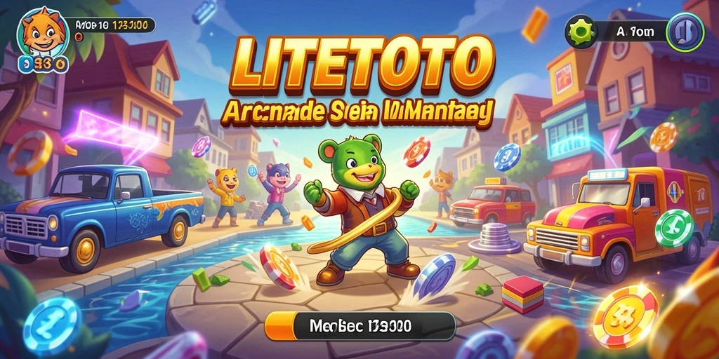 Tangkapan layar menampilkan gameplay seru dari LITETOTO.