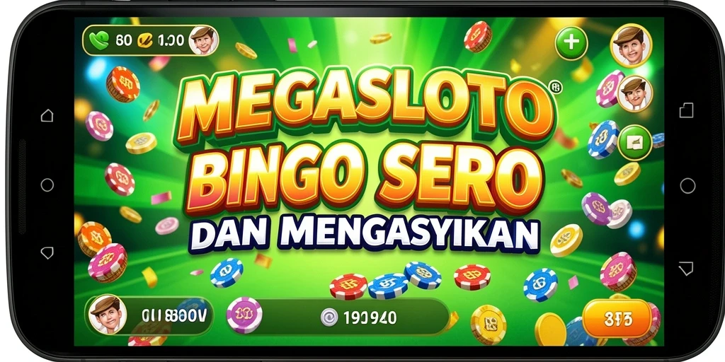 Tampilan antarmuka permainan Bingo di MEGASLOTO yang menarik.