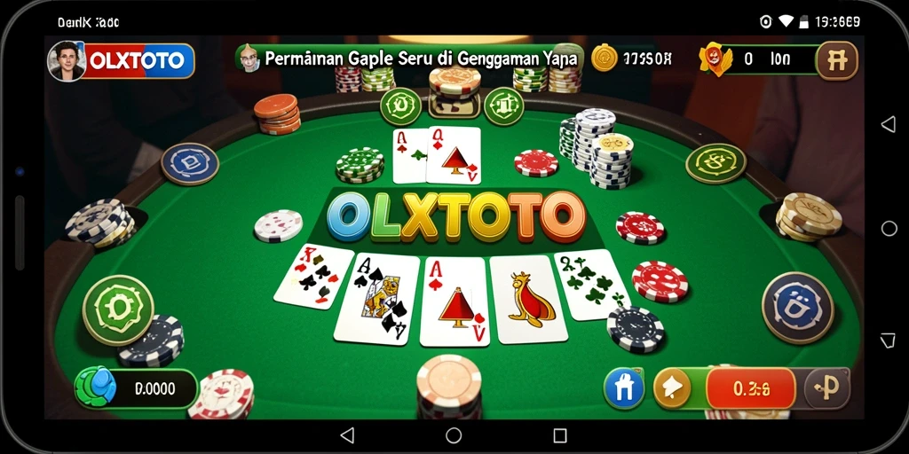 Tampilan permainan Gaple yang menarik di OLXTOTO.