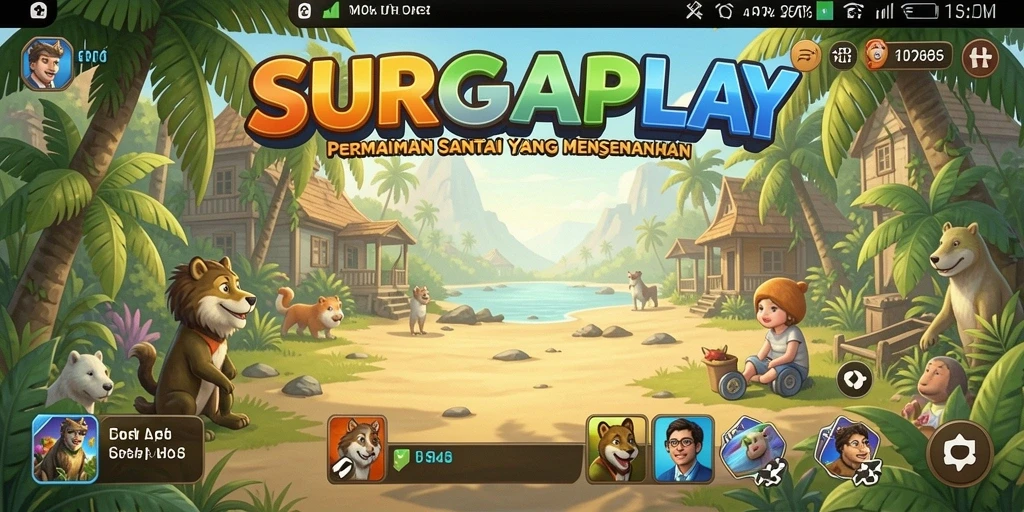Gameplay SURGAPLAY yang seru dan menghibur, cocok untuk santai.