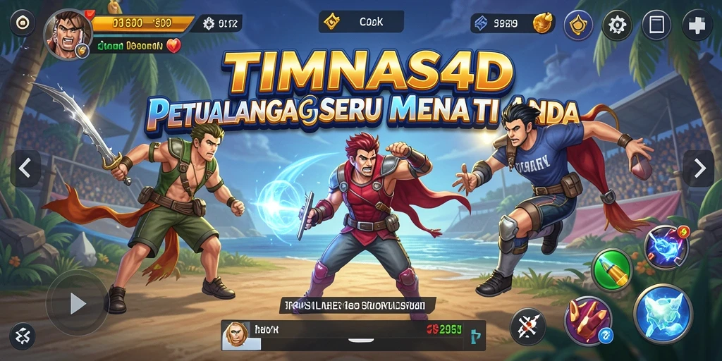 Tampilan gameplay mendebarkan dari TIMNAS4D dalam petualangan luar biasa.