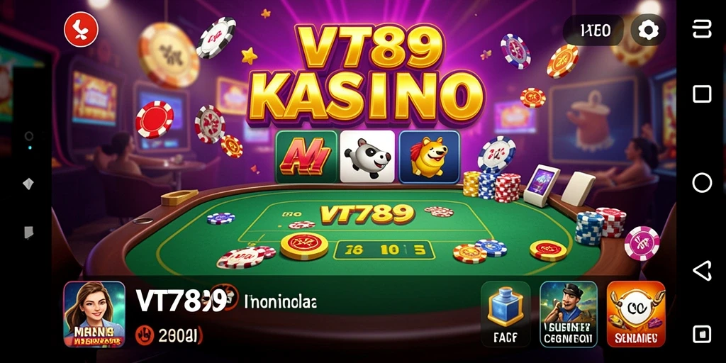 Tampilan gameplay kasino yang mendebarkan di VT789.